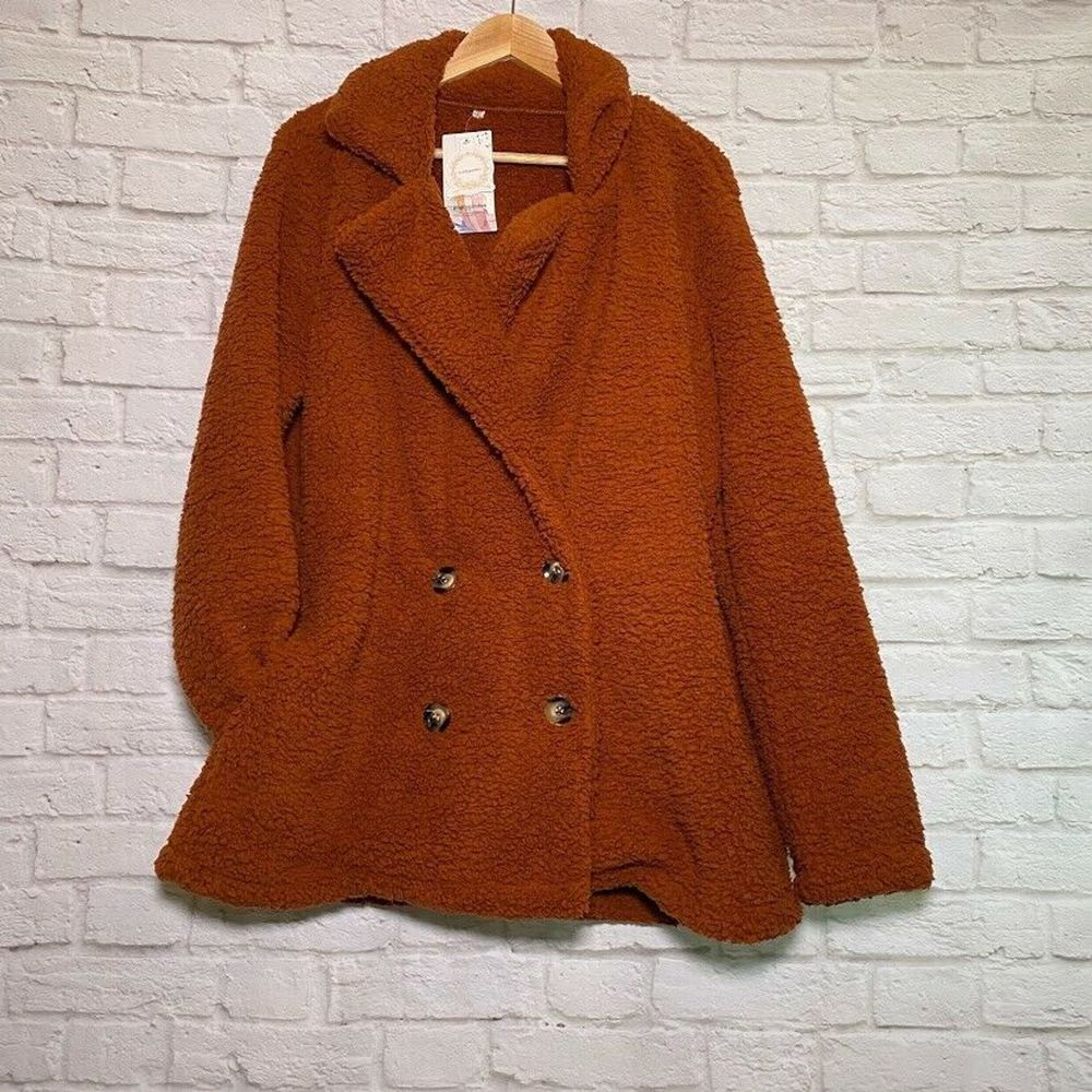 PRETTYGARDEN Women's Zip Up Oversized Coat 2XL